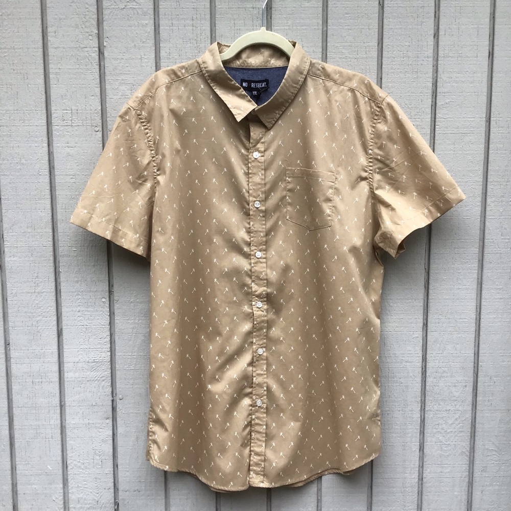 NWT mens palm tree shirt